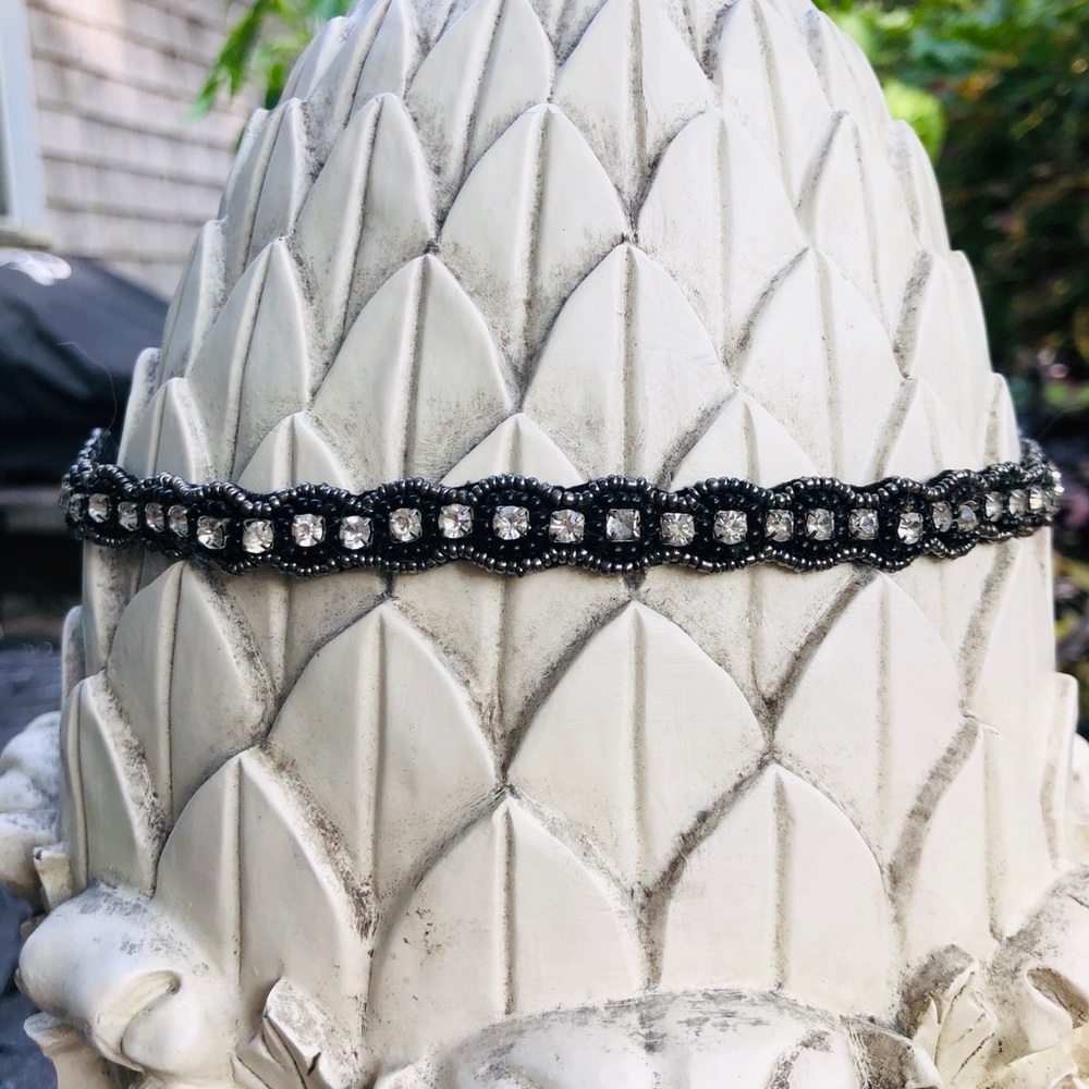 Pink Pewter Headband